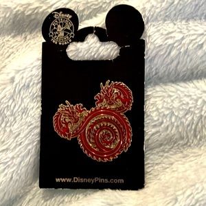 Dragon Disney Pins Mickey Head Shape